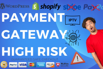 setup high risk payment gateway for digital products 2d 3d