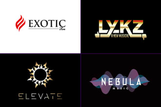 provide eye catchy entertainment art music and party logo