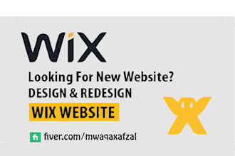 wix website redesign wix website design