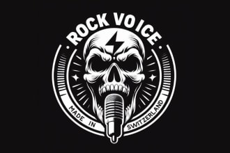create rock band logo using ai