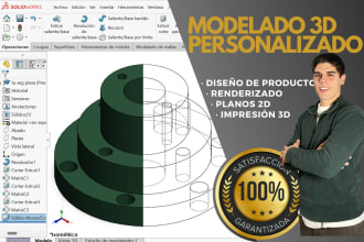 diseño y modelado 3d personalizado materialice su idea