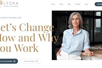 build life coaching, life coach website, online consulting website on wordpress