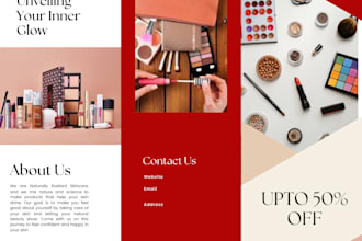 design an amazed pamphlets, flyers, and brochure in canva