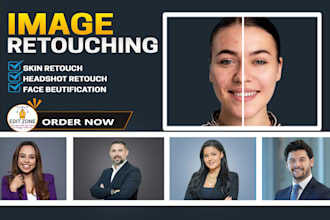 do headshot, portrait, and natural beauty retouch pro
