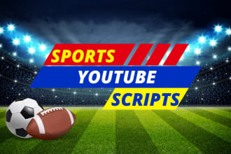 write video script of soccer highlights channel