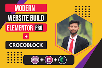 build, design, and redesign wordpress elementor ecommerce website