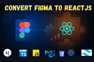 convert figma design to responsive react website, figma to react tailwind