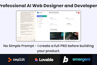 build beautiful ai website lovable bolt emergent replit