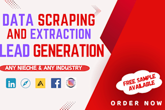do data scraping and data extraction