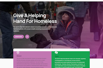 design nonprofit, squarespace, wix, wordpress website for your business, company