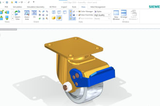 design mechanical 3d model and technical drawings gdt in inventor and solid edge