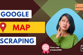 provide scrapped google maps data and business leads