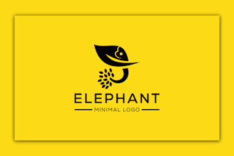 create minimalist flat logo design for your brand identity