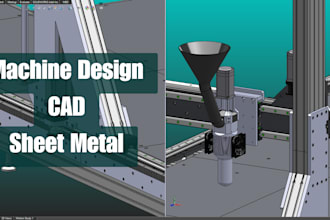 do mechanical cad design and drafting for 3d printing and manufacturing