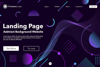 create a responsive landing page design in wordpress with elementor pro