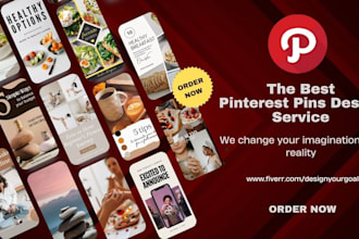 design professional pinterest pins