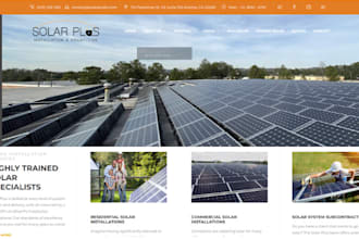 design solar website solar landing page solar company website