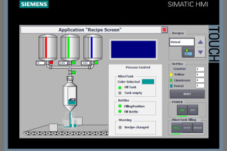 program siemens plc, hmi and scada