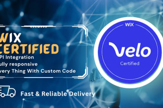 customize your wix site, fix bugs, velo code, databases