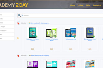 create digital products marketplace automated website 30 auto payment methods