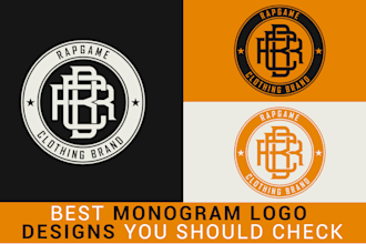 do minimalist initial letters monogram urban clothing brand apparel logo design