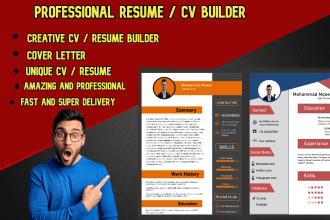 build and design resume, yours CV maker, resume maker, CV builder