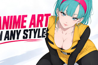 create anime art in any style using ai and digital art
