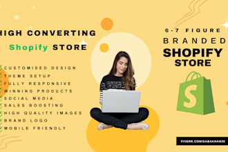 design shopify ecommerce website, build shopify online store