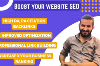 boost your websites SEO with high da, pa citation backlinks