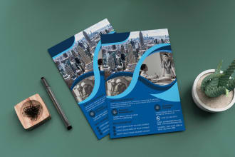 design awesome print ready flyer or capability statement