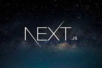 do react js, next js, typescript web app frontend or full stack development