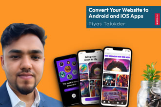 turn website to app, transform website to app, website to app conversion service