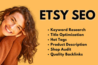 do seo titles, tags, descriptions to rank etsy shop listings