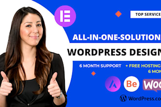 design complete wordpress website