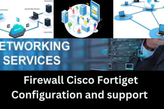 do cisco and fortinet configuration routing and switching