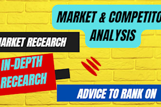 run customer research SEM rush competitor industry analysis