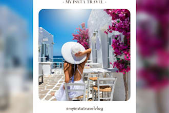 design attractive instagram posts and story templates