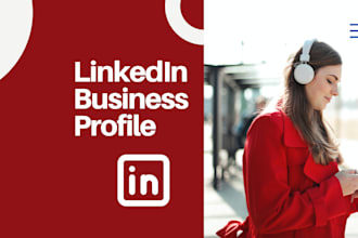 perform linkedin profile optimization for personal and business page