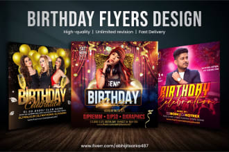 design party dj, birthday, concert, night club, event party flyers