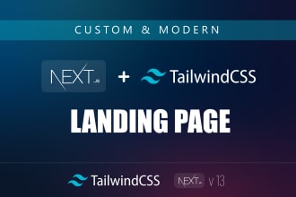 create a high converting nextjs landing page
