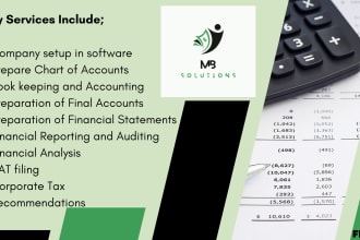 do bookkeeping, accounting in quickbooks, tally, zoho books