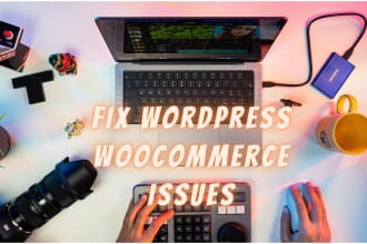 fix wordpress issues and woocommerce bugs