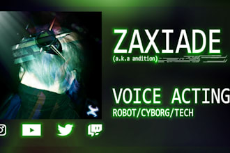 voice act robot characters