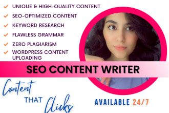 write SEO website content for profits and nonprofits