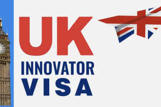 write UK innovator founder visa business plan with financial forecast