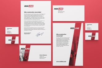 design modern logo and brand style guides