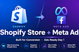 build your shopify store and set up meta ads