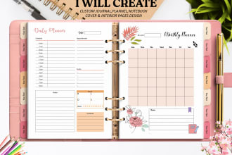 design journals and planners