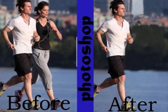 remove object from photo by photoshop editing