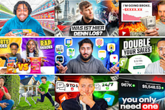 design attractive youtube thumbnail in 2 hours